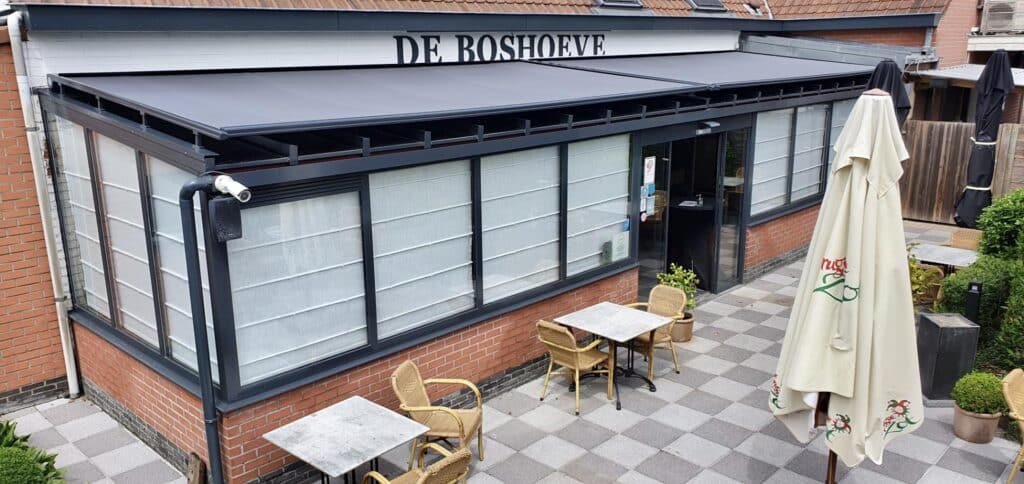 Grijze verandazonwering door Baert Lochristi